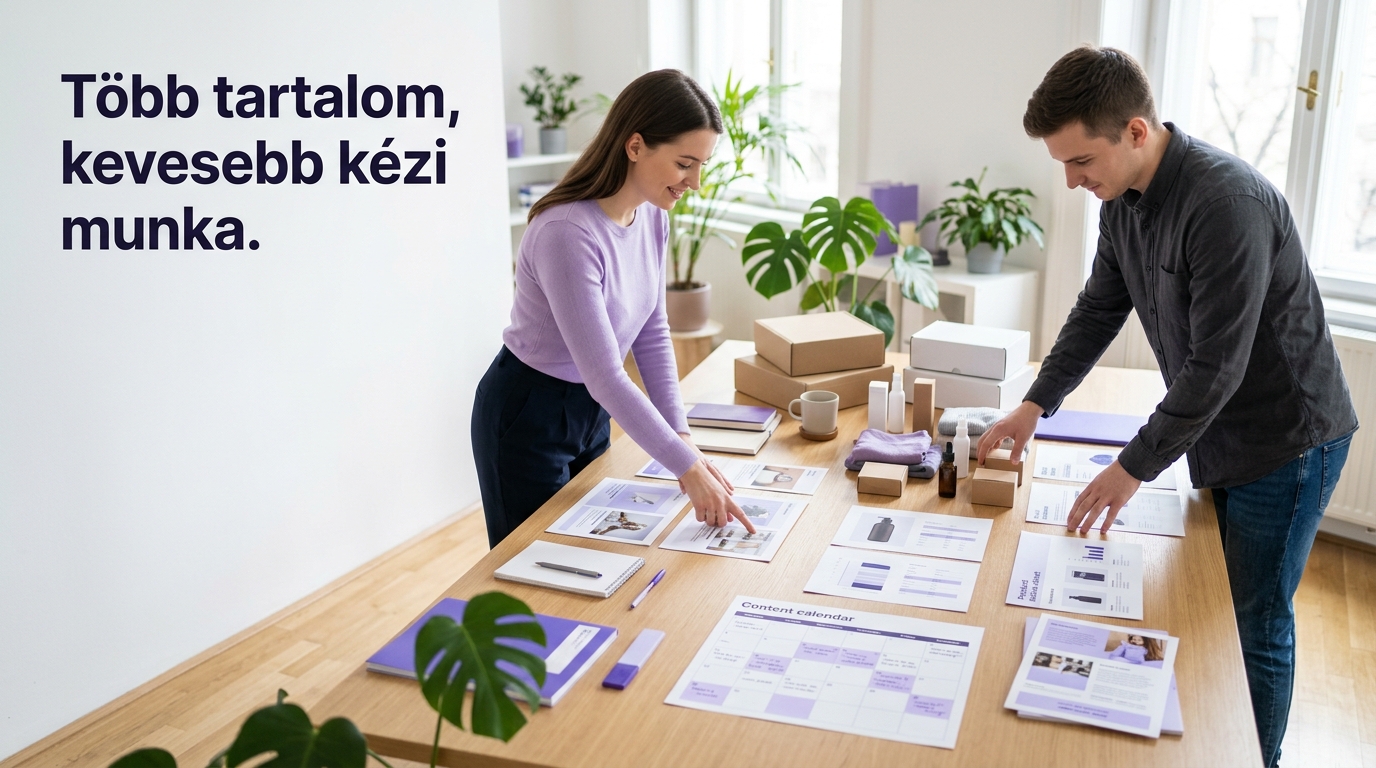 Webshoptermékek, termékadatlapok és több csatornára készülő tartalmak egy munkafolyamatban