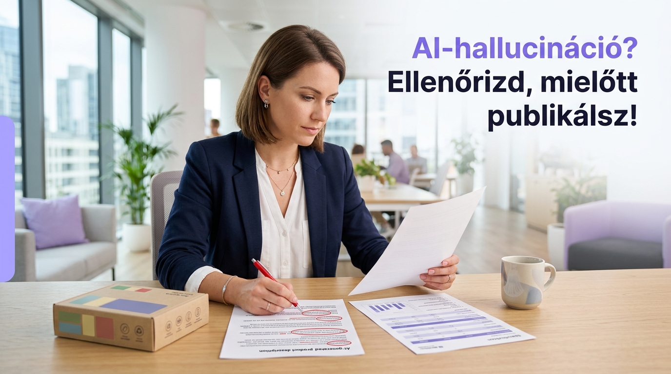 MI által készített termékleírás összevetése a termék csomagolásával és specifikációjával